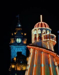 Edinburgh Princess Street gardens Christmas