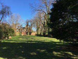 The old grass tennis court at Duddingston Community Land