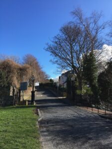 Duddingston Gate entrance to Holyrood park